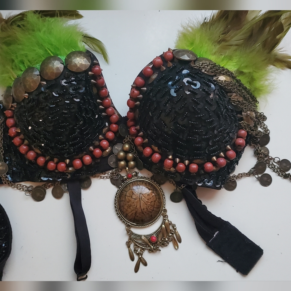 Burning man bra top festival gear
